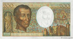 200 Francs MONTESQUIEU FRANKREICH  1986 F.70.06 fST