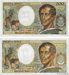 200 Francs MONTESQUIEU Fauté FRANCIA  1988 F.70.08 SC