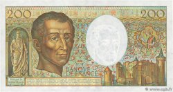 200 Francs MONTESQUIEU FRANCE  1989 F.70.09 SPL+