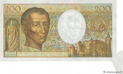 200 Francs MONTESQUIEU Fauté FRANCE  1989 F.70.09 pr.SPL