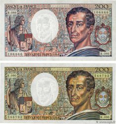 200 Francs MONTESQUIEU Fauté FRANCE  1990 F.70.10a