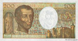 200 Francs MONTESQUIEU FRANKREICH  1990 F.70.10b fST+