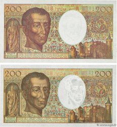 200 Francs MONTESQUIEU Faux FRANCE  1992 F.70.12b AU