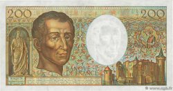 200 Francs MONTESQUIEU alphabet H.402 FRANCIA  1986 F.70ter.01a q.SPL