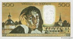 500 Francs PASCAL Petit numéro FRANCIA  1968 F.71.01A1 SC