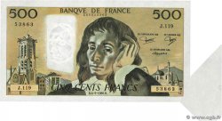 500 Francs PASCAL Fauté FRANCIA  1980 F.71.22 SC+