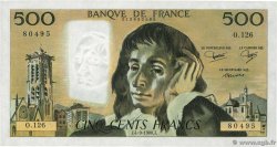 500 Francs PASCAL FRANCE  1980 F.71.22 pr.SPL