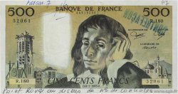 500 Francs PASCAL Faux FRANCE  1983 F.71.28 SPL