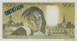 500 Francs PASCAL Faux FRANKREICH  1983 F.71.28 fST