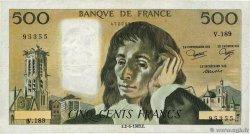 500 Francs PASCAL Fauté FRANCIA  1983 F.71.29 BB