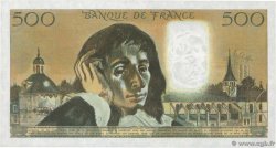 500 Francs PASCAL Petit numéro FRANCIA  1987 F.71.35A245 SC+
