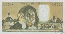 500 Francs PASCAL Grand numéro FRANCE  1993 F.71.52-412 XF+