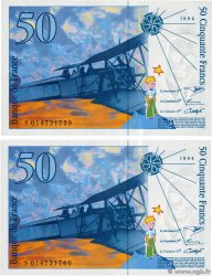 50 Francs SAINT-EXUPÉRY modifié Consécutifs FRANKREICH  1994 F.73.01a fST+