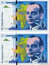 50 Francs SAINT-EXUPÉRY modifié Fauté FRANCIA  1994 F.73.01d SC+