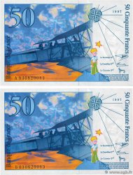 50 Francs SAINT-EXUPÉRY modifié Lot FRANCE  1997 F.73.04 UNC