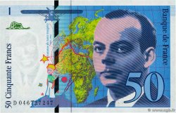 50 Francs SAINT-EXUPÉRY modifié FRANCIA  1996 F.73.03 AU+