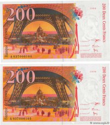 200 Francs EIFFEL Petit numéro FRANCE  1996 F.75.03A1 NEUF