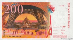 200 Francs EIFFEL Numéro spécial FRANCIA  1999 F.75.05 FDC