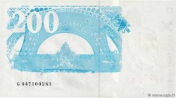 200 Francs EIFFEL Sans couleurs Fauté FRANCIA  1996 F.75f5.03 SC