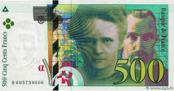 500 Francs PIERRE ET MARIE CURIE type 1993 Essai FRANCIA  1993 NE.1993.01a SC+