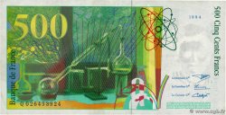 500 Francs PIERRE ET MARIE CURIE Symbole coupé en deux Fauté FRANKREICH  1994 F.76f2.01 VZ