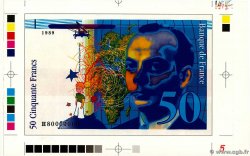 50 Francs SAINT-EXUPÉRY Épreuve FRANCE  1989 F.- NEUF