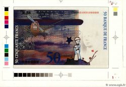 50 Francs SAINT-EXUPÉRY Épreuve FRANCIA  1984 F.- FDC