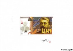 100 Francs EIFFEL Épreuve FRANCIA  1995 F.- FDC