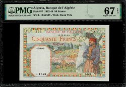 50 Francs ALGERIA  1945 P.087