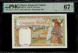 50 Francs ALGÉRIE  1945 P.087