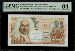 1 NF sur 100 Francs La Bourdonnais ANTILLES FRANÇAISES  1960 P.01a pr.NEUF