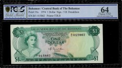 1 Dollar BAHAMAS  1974 P.35a pr.NEUF
