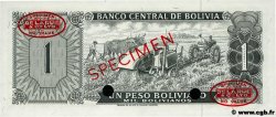 1 Peso Boliviano Spécimen BOLIVIE  1962 P.152s NEUF