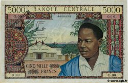 5000 Francs Spécimen CAMEROON  1961 P.08s XF