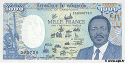 1000 Francs CAMERúN  1992 P.26c