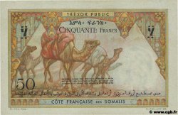 50 Francs DSCHIBUTI   1952 P.25 fVZ