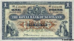 1 Pound SCOTLAND  1949 P.322b fST