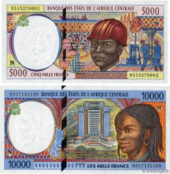 5000 et 10000 Francs Lot ÉTATS DE L
