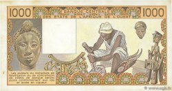 1000 Francs WEST AFRICAN STATES  1987 P.107Ah AU