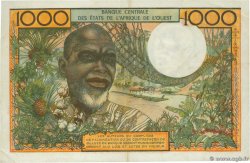 1000 Francs WEST AFRIKANISCHE STAATEN  1965 P.703Kg SS