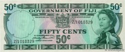 50 Cents Remplacement FIDSCHIINSELN  1971 P.064ar fST+