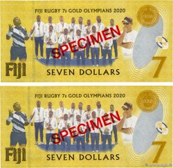 7 Dollars Spécimen FIGI  2022 P.122s q.FDC