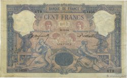 100 Francs BLEU ET ROSE FRANCE  1894 F.21.07 F+