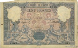 100 Francs BLEU ET ROSE FRANKREICH  1899 F.21.12 fSGE