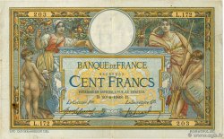 100 Francs LUC OLIVIER MERSON avec LOM FRANCE  1908 F.22.01 TB