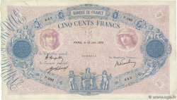 500 Francs BLEU ET ROSE FRANCIA  1920 F.30.24 MB