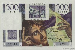 500 Francs CHATEAUBRIAND FRANCIA  1946 F.34.05 q.AU