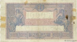 1000 Francs BLEU ET ROSE FRANCE  1906 F.36.20 VG