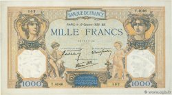 1000 Francs CÉRÈS ET MERCURE type modifié FRANKREICH  1938 F.38.29 fVZ