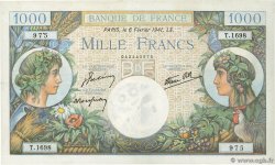 1000 Francs COMMERCE ET INDUSTRIE FRANKREICH  1941 F.39.04